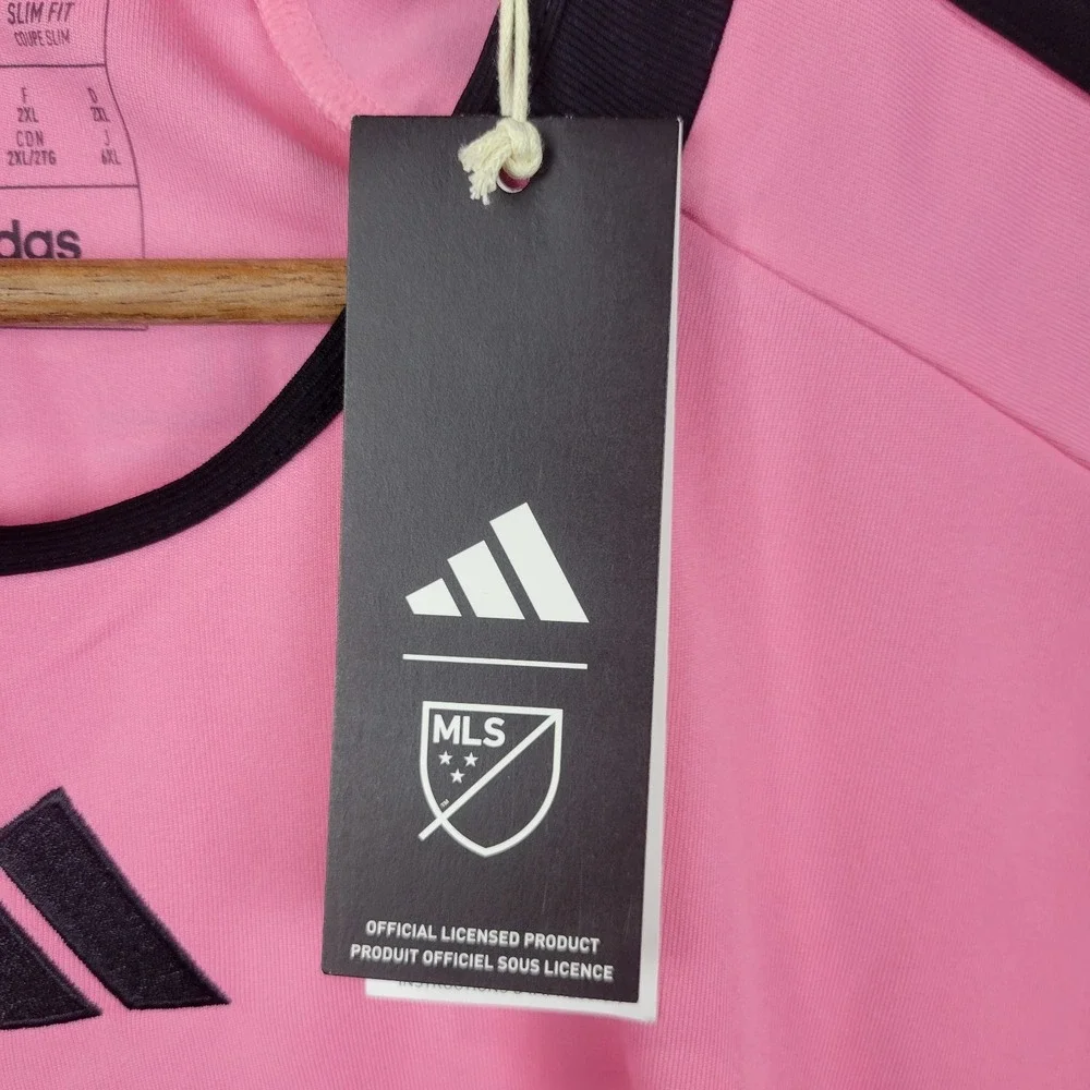 NEW‎ LIONEL MESSI ADIDAS $130 JERSEY 2XL 2024/2025 MIAMI PINK HOME MENS MLS